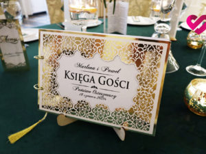 księga gości złota